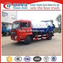 Dongfeng Kingrun left hand drive 4x4 8000l sewer vacuum trucks